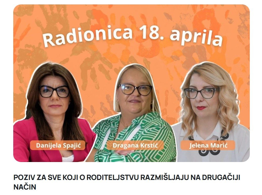Najava SANSA ZA RODITELJSTVO