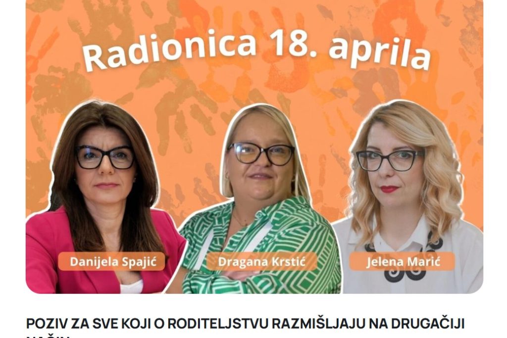 Najava SANSA ZA RODITELJSTVO