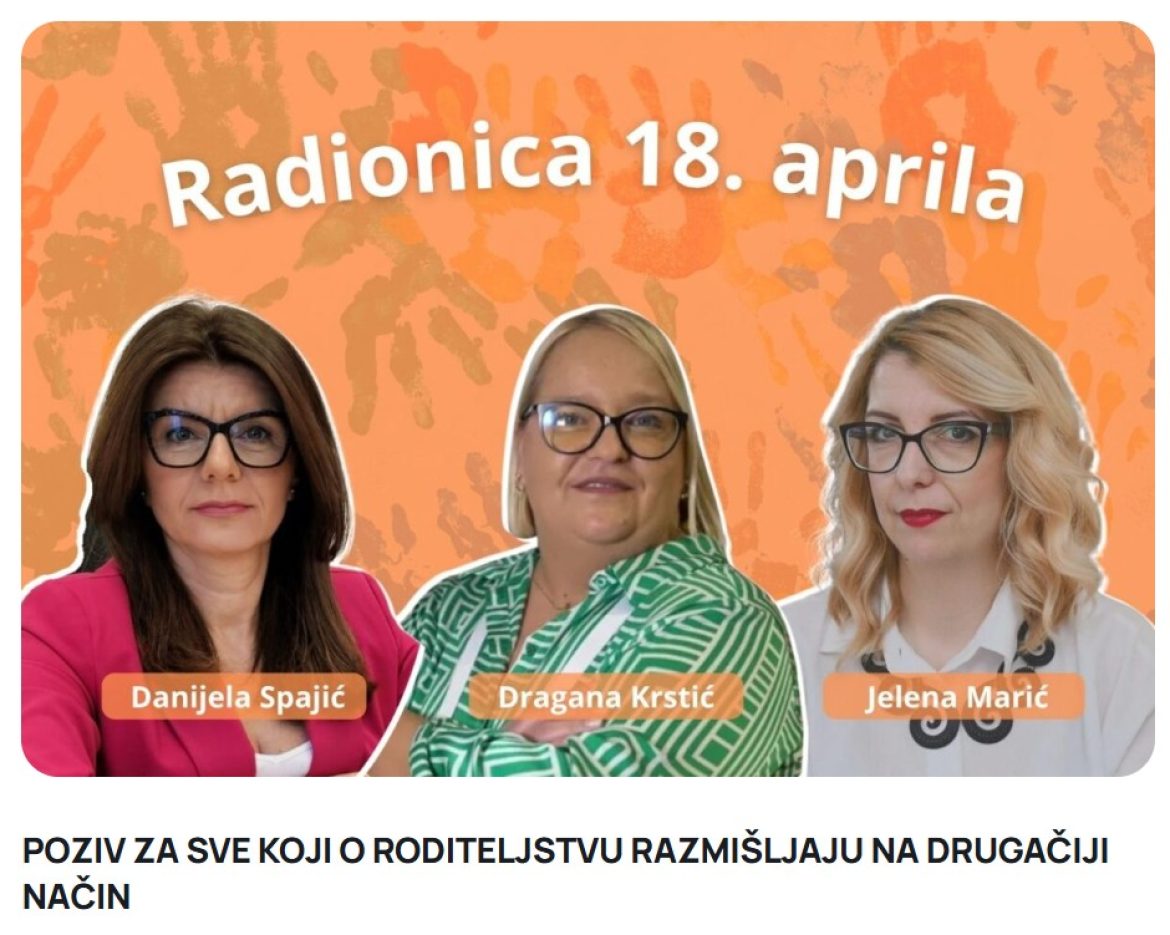 Najava SANSA ZA RODITELJSTVO